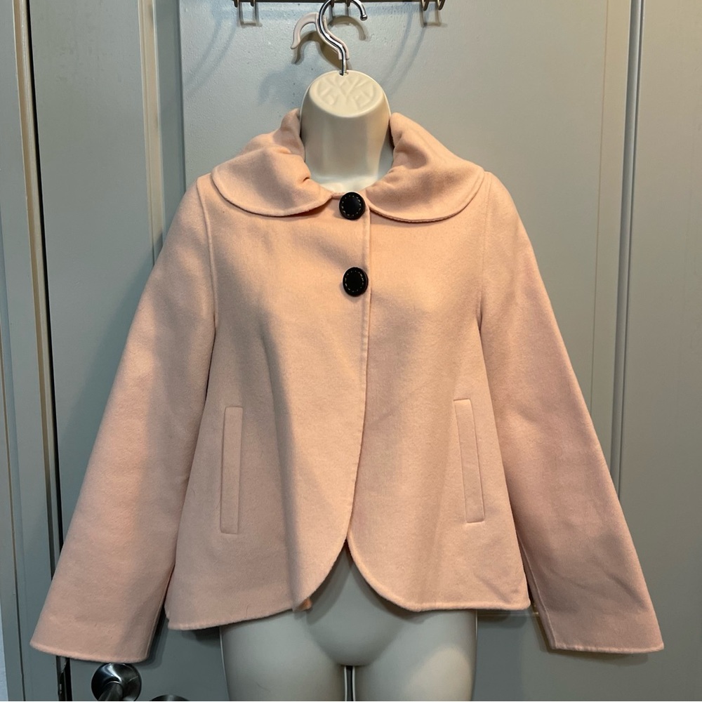 Lindarico Italy -Pink cape jacket ,100% Marino Wools